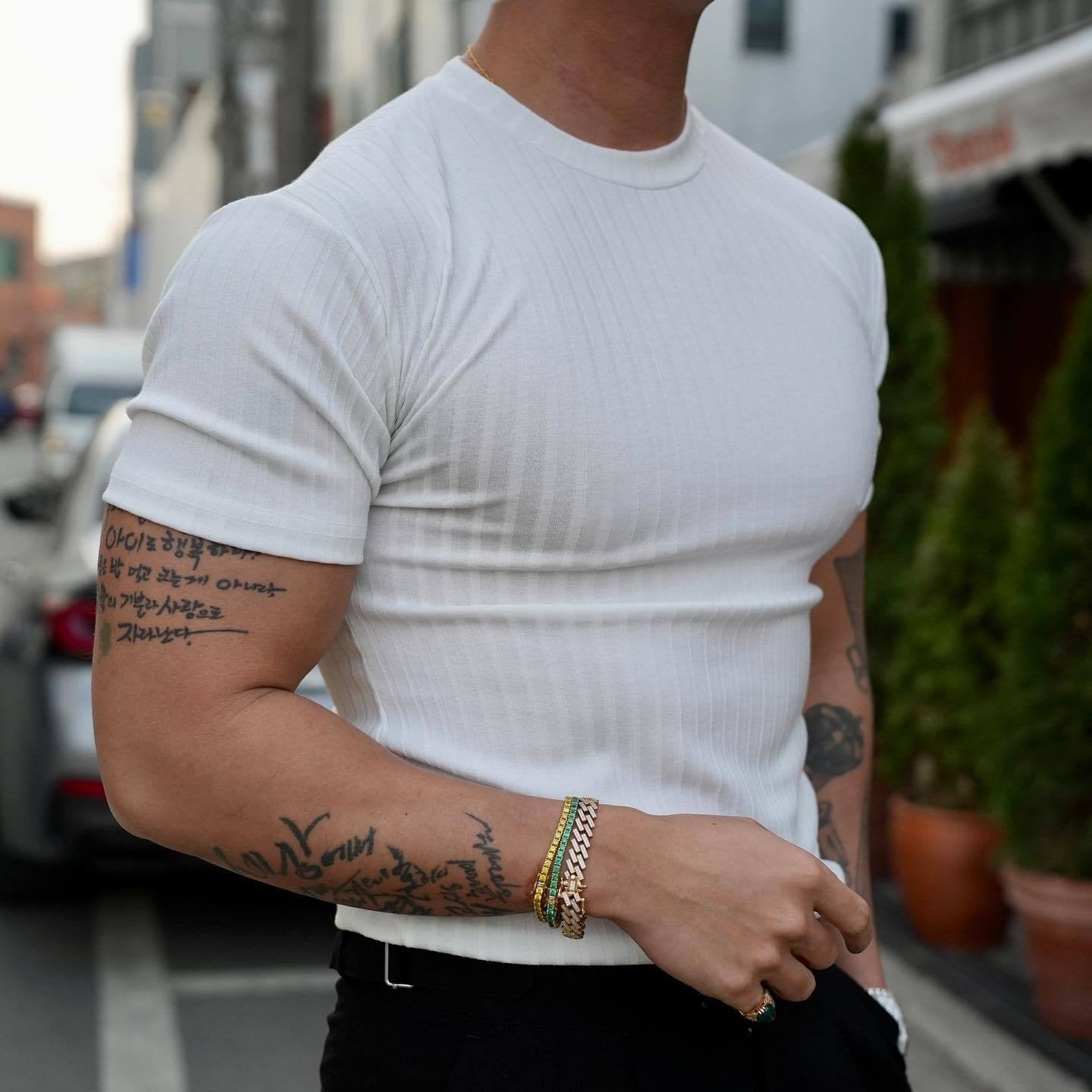 Massimo Ribbed T-Shirt