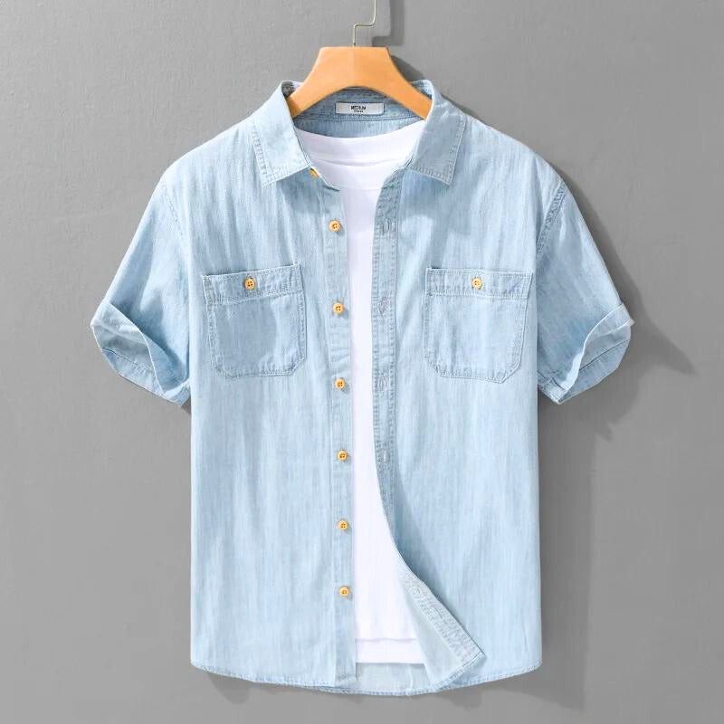 Bordeaux Denim Shirt