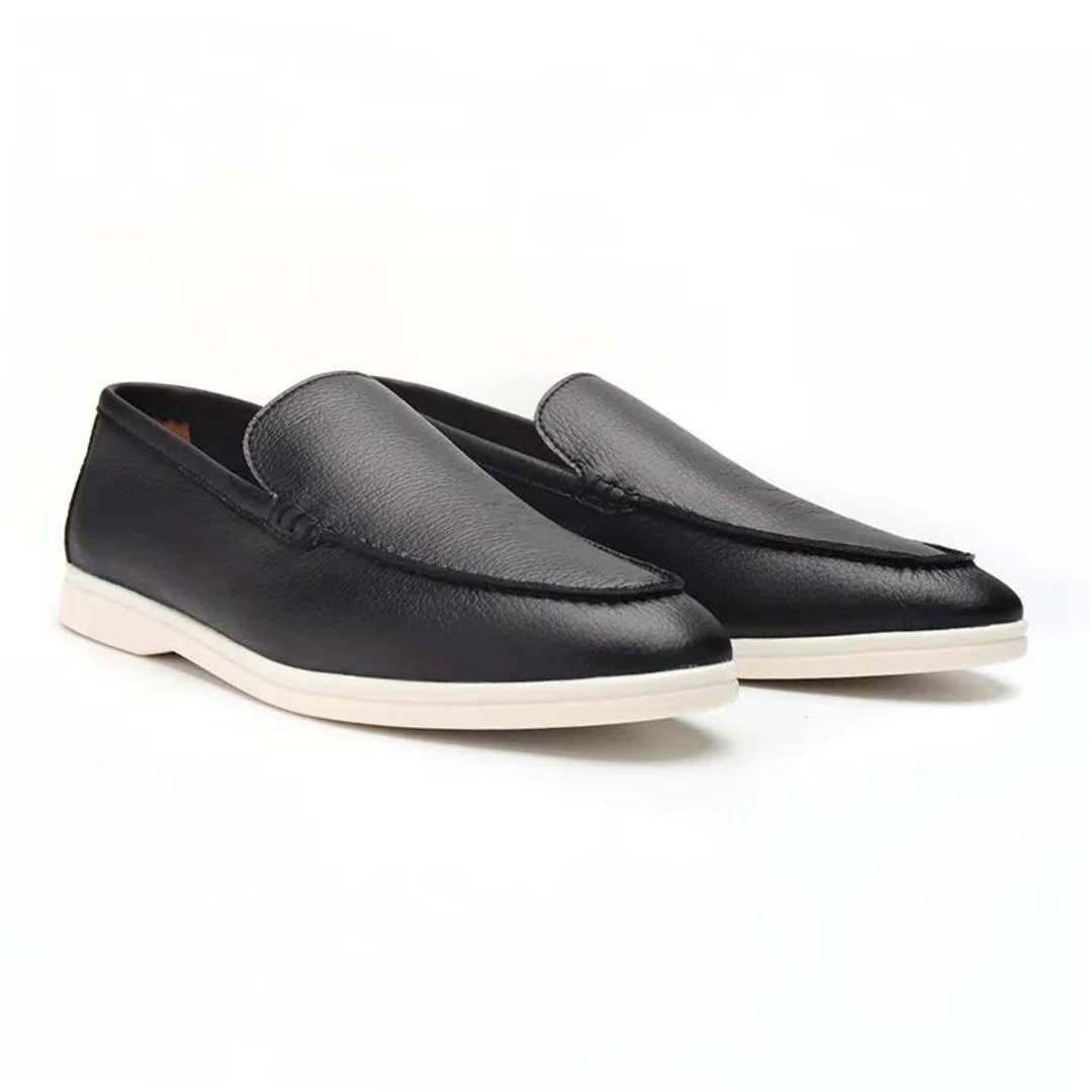 Mevario Cowhide Leather Loafers