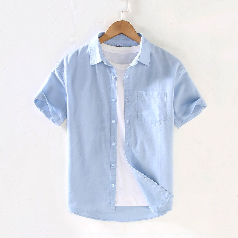 Matteo Linen Short Sleeve