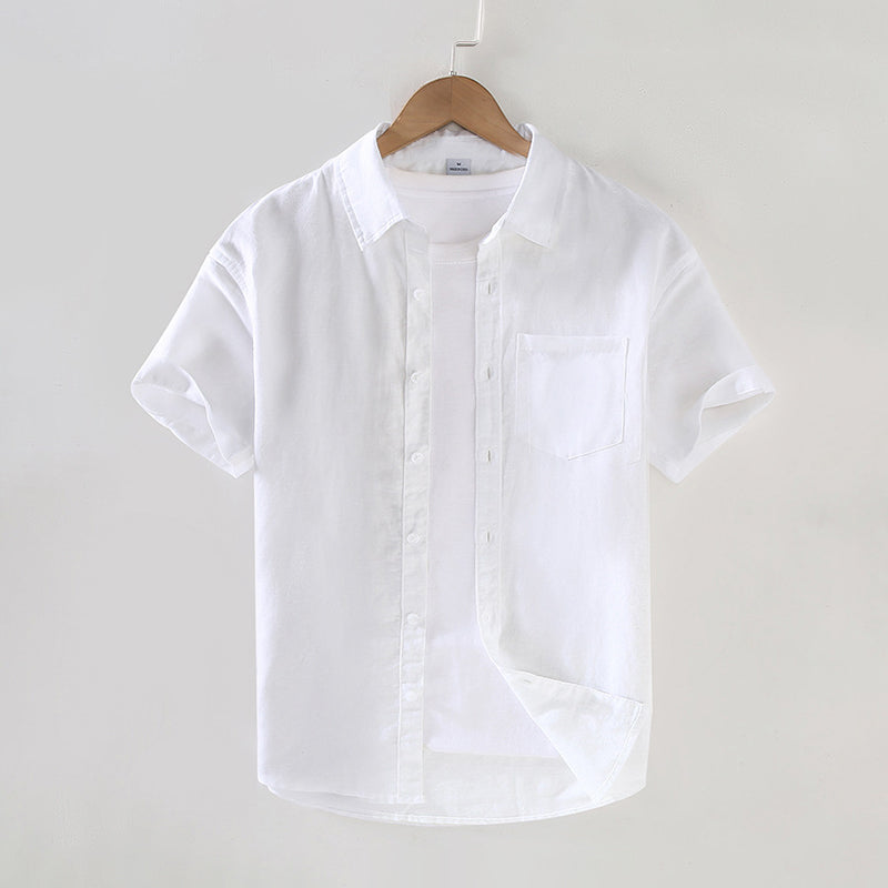 Matteo Linen Short Sleeve