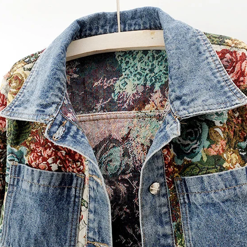 Lyon Blossom Denim Jacket