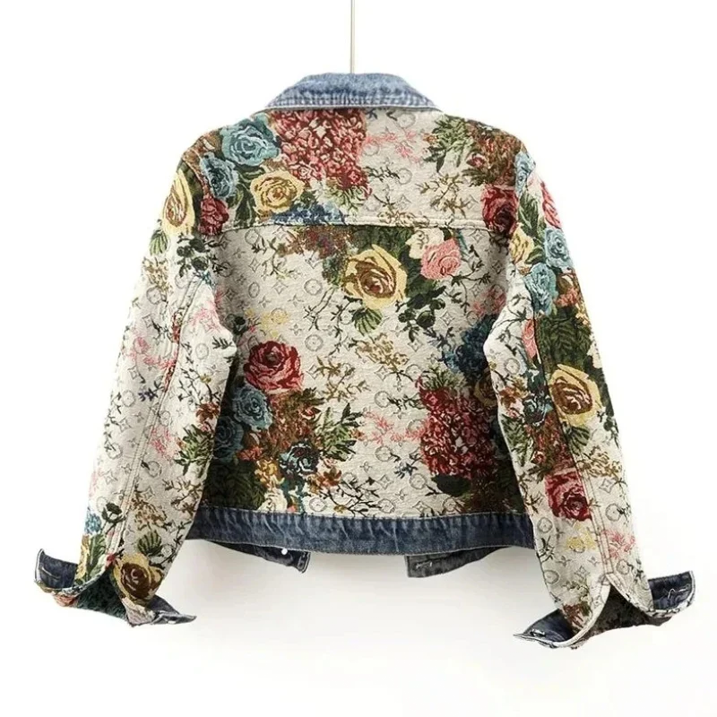 Lyon Blossom Denim Jacket