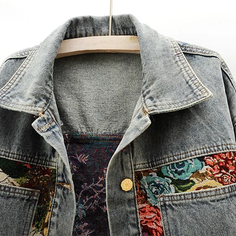 Lyon Blossom Denim Jacket