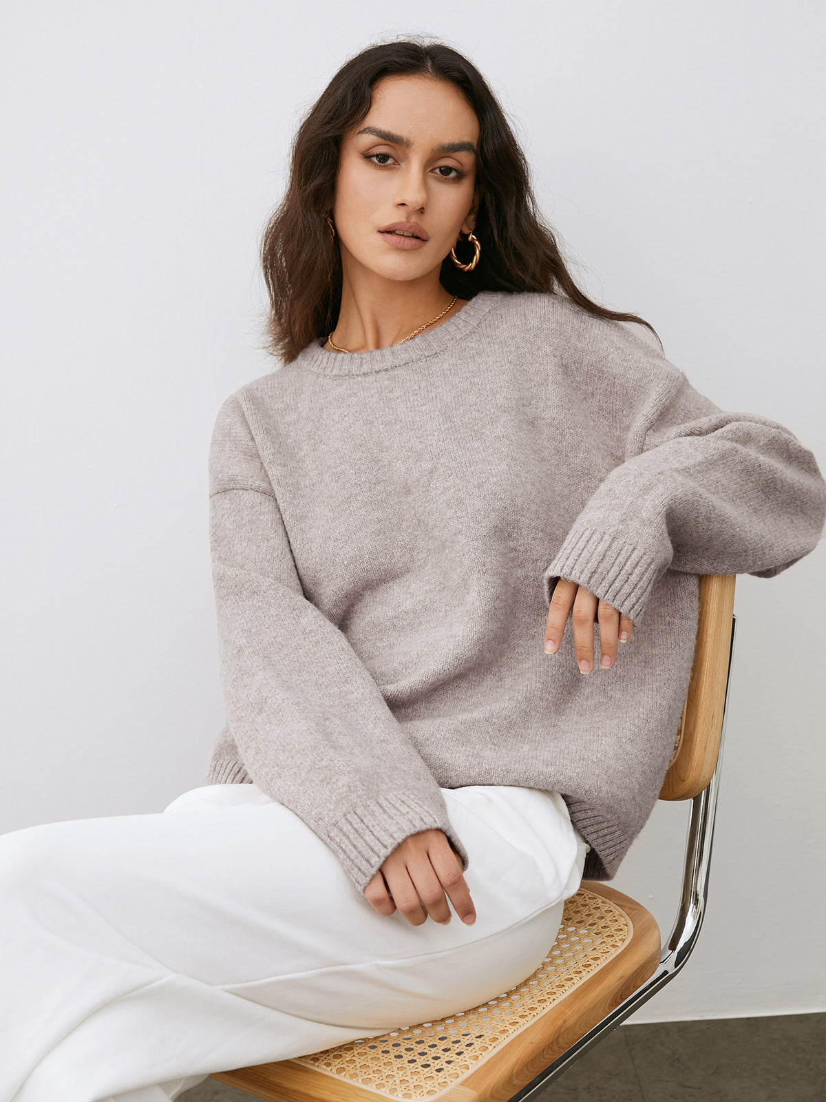 Lightweight Cloud Weather Pullover Sweater