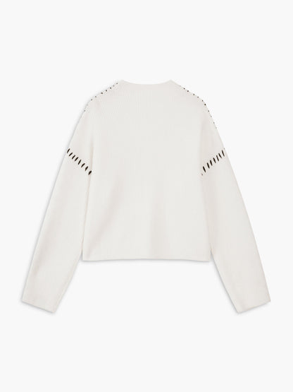 Shift The Focus Oversized Mock Neck Sweater