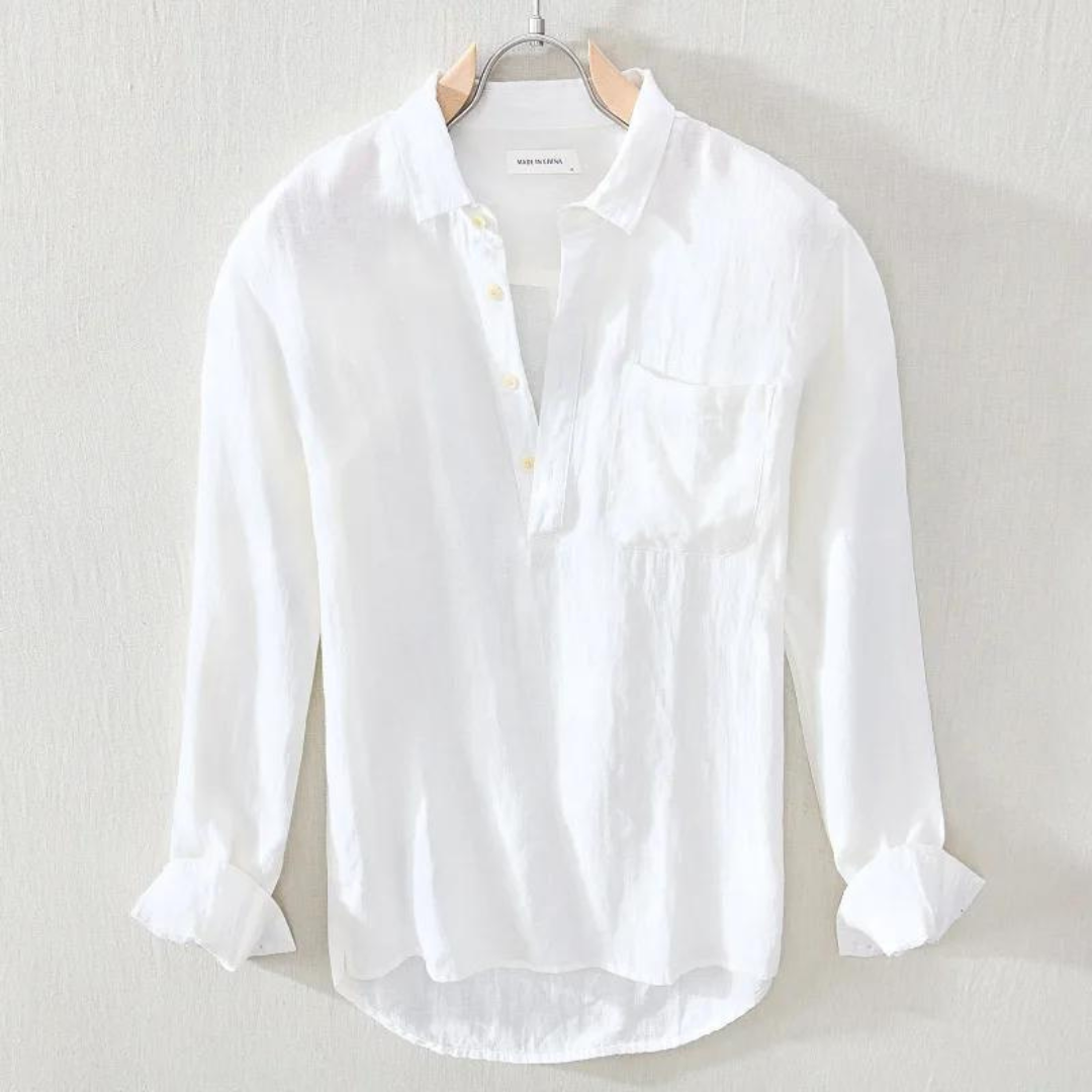 Amalfi Linen Popover Shirt