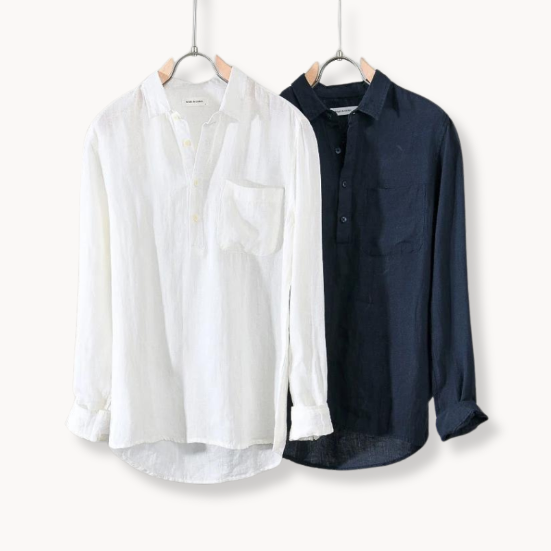 Amalfi Linen Popover Shirt