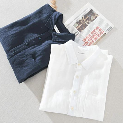 Amalfi Linen Popover Shirt