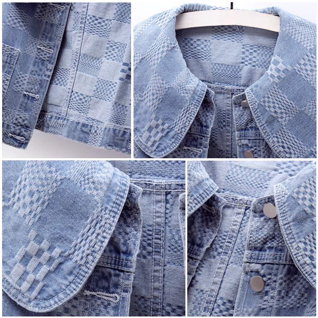 Emilie Cropped Denim Jacket