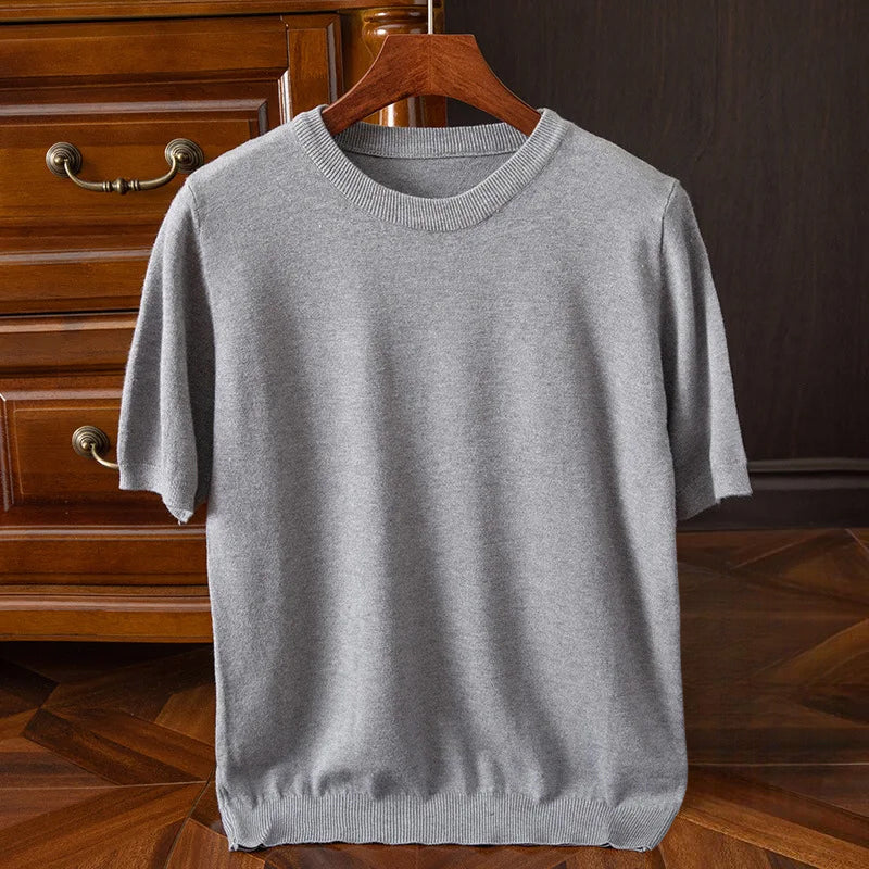 Bordeaux Cashmere Tee