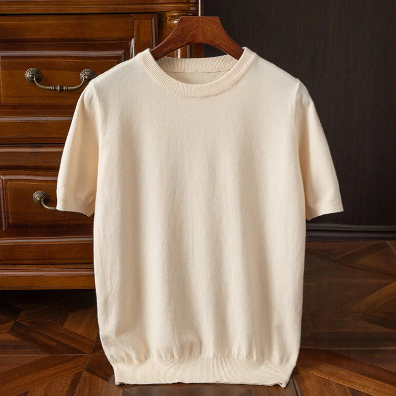 Bordeaux Cashmere Tee