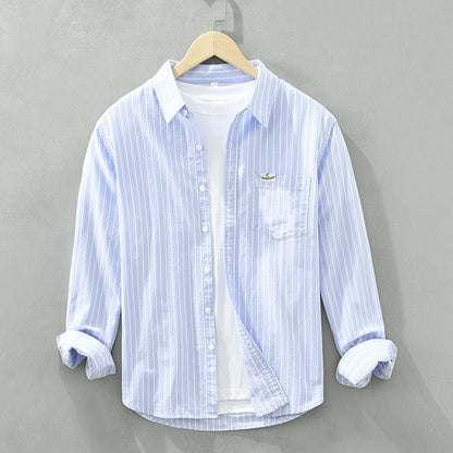 Marseille Striped Linen Shirt