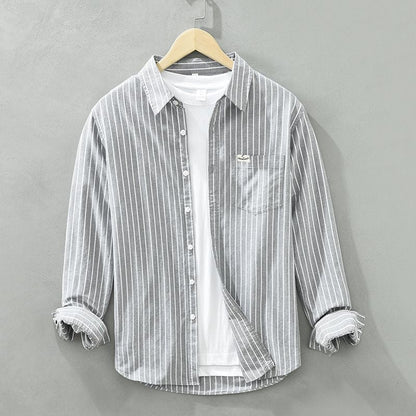 Marseille Striped Linen Shirt