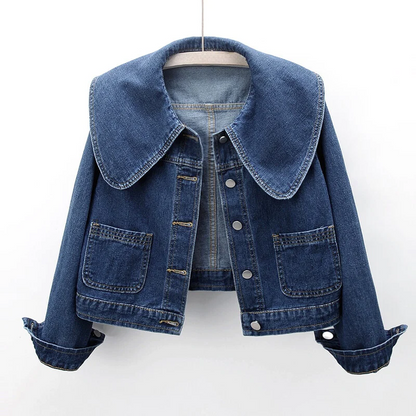 Emilie Cropped Denim Jacket