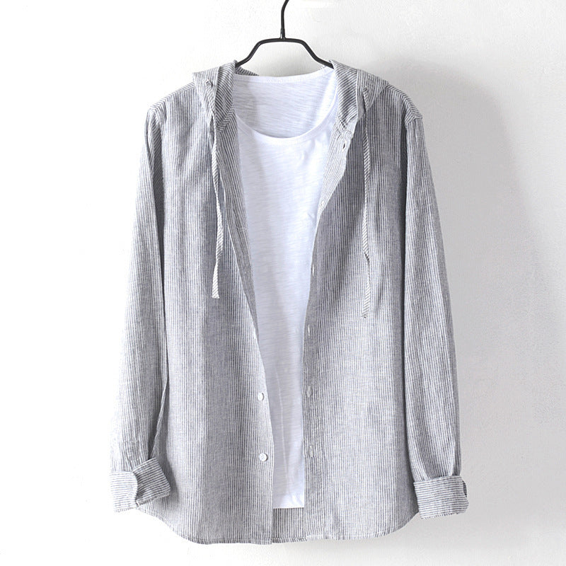 Firenze Hooded Linen Shirt