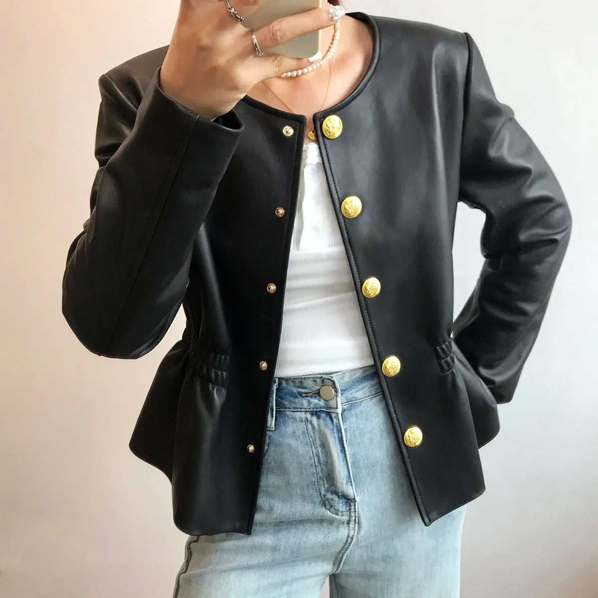 Aurelia Leather Jacket