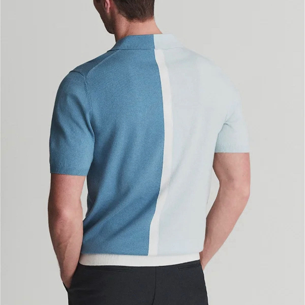 Luca Contrast Cotton Polo