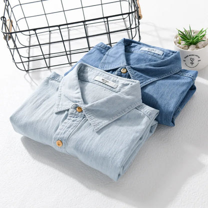 Bordeaux Denim Shirt