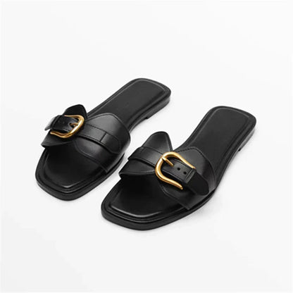 Geneva Buckle Sandals