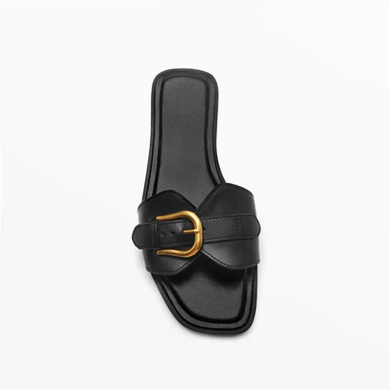 Geneva Buckle Sandals