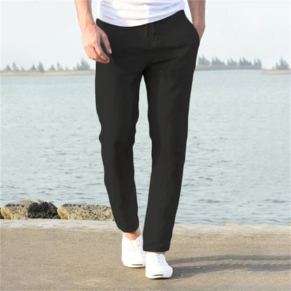 Coastal Breeze Linen Trousers