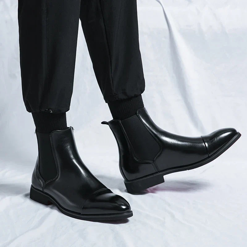 Paolo Leather Chelsea Boots