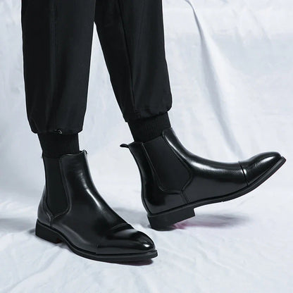 Paolo Leather Chelsea Boots