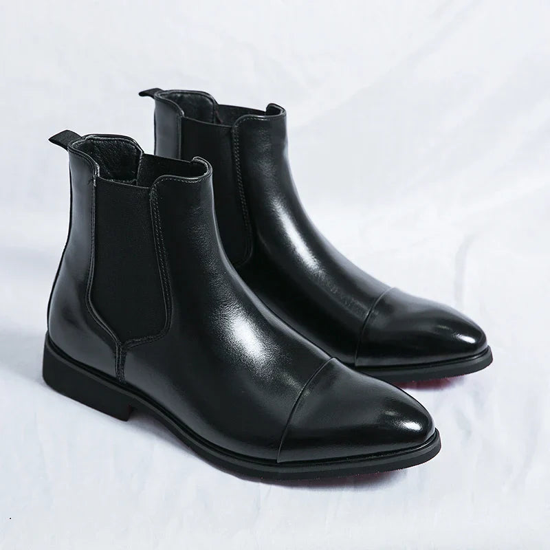 Paolo Leather Chelsea Boots