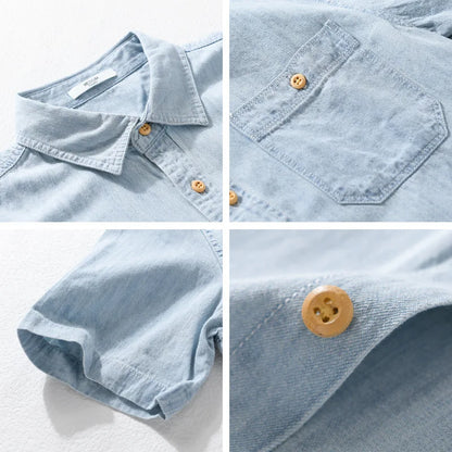 Bordeaux Denim Shirt