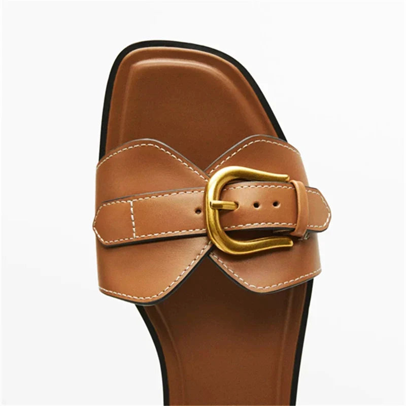 Geneva Buckle Sandals