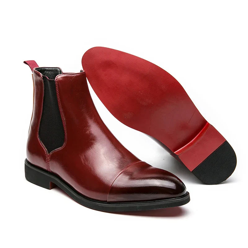 Paolo Leather Chelsea Boots