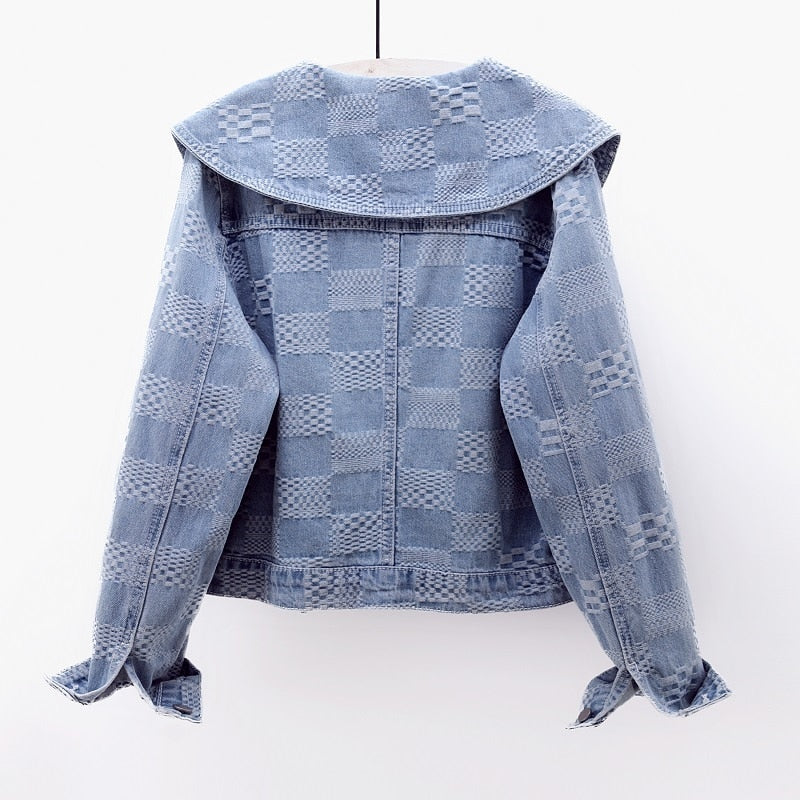 Emilie Cropped Denim Jacket