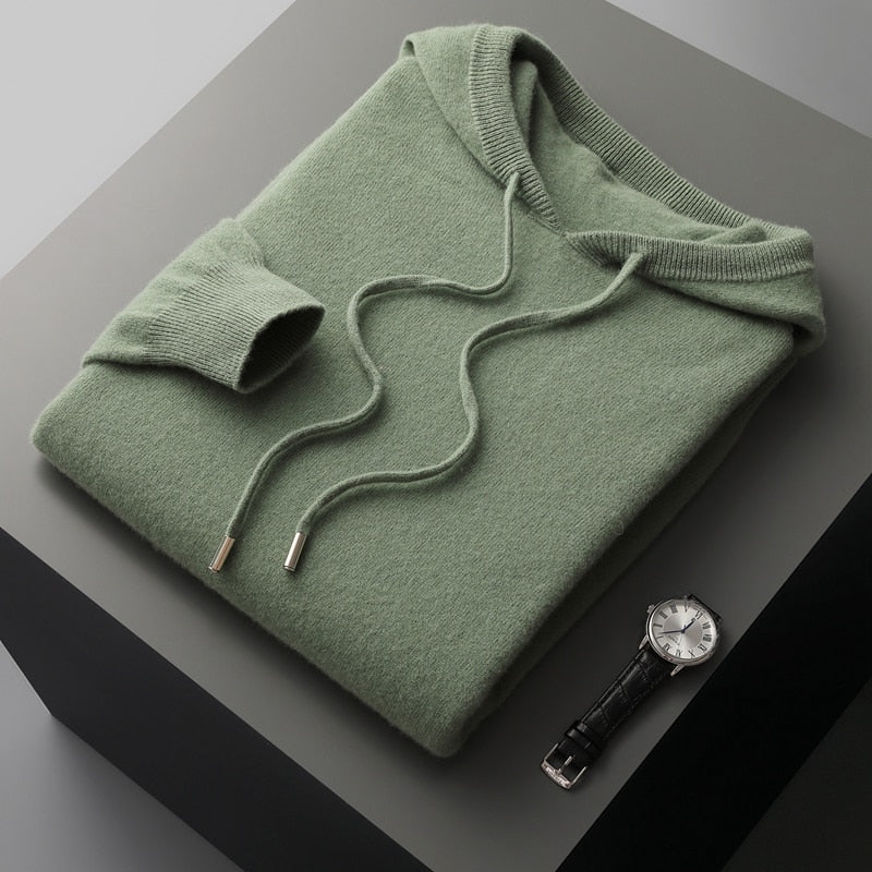 Matteo Merino Wool Hoodie