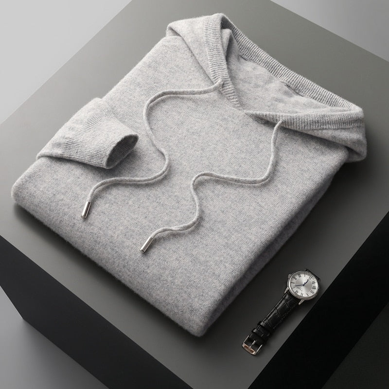 Matteo Merino Wool Hoodie