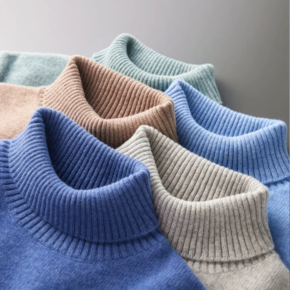 Luca Merino Wool Turtleneck