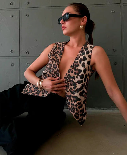 Leopard Chic Vest