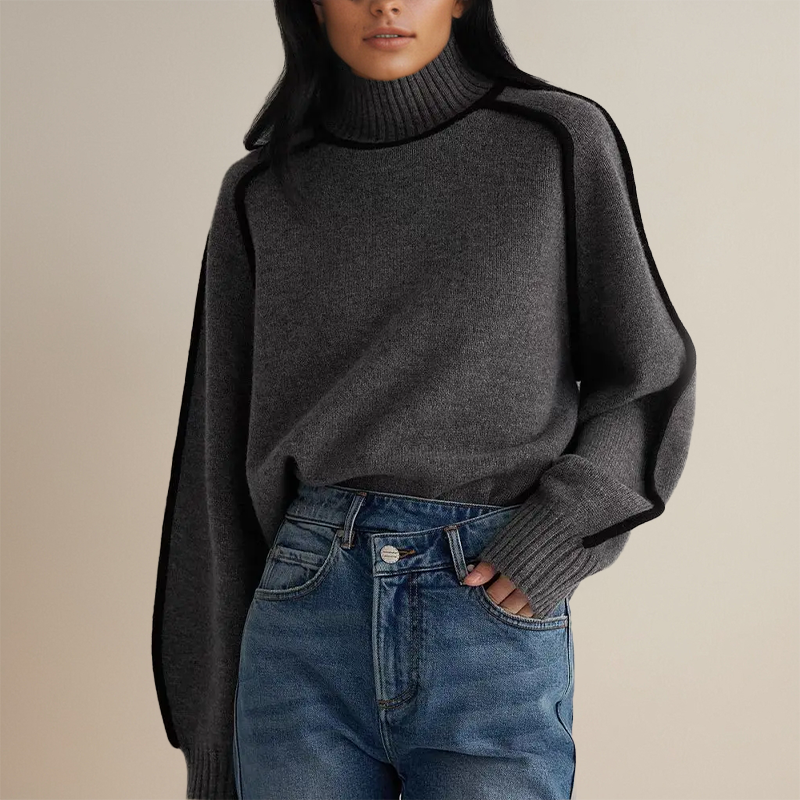 Emilie Cashmere Turtleneck