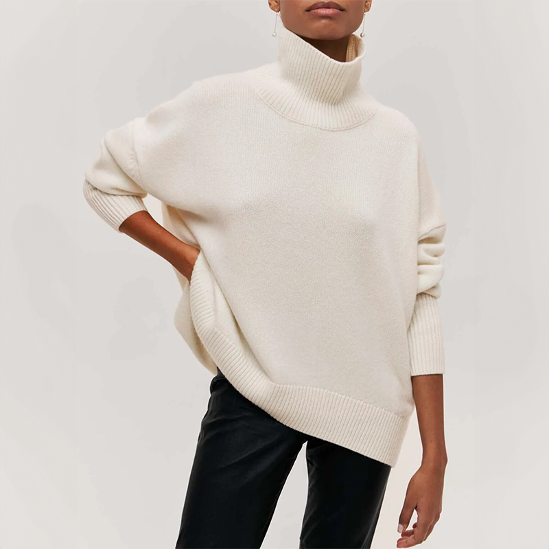 Amelie Knit Turtleneck Sweater