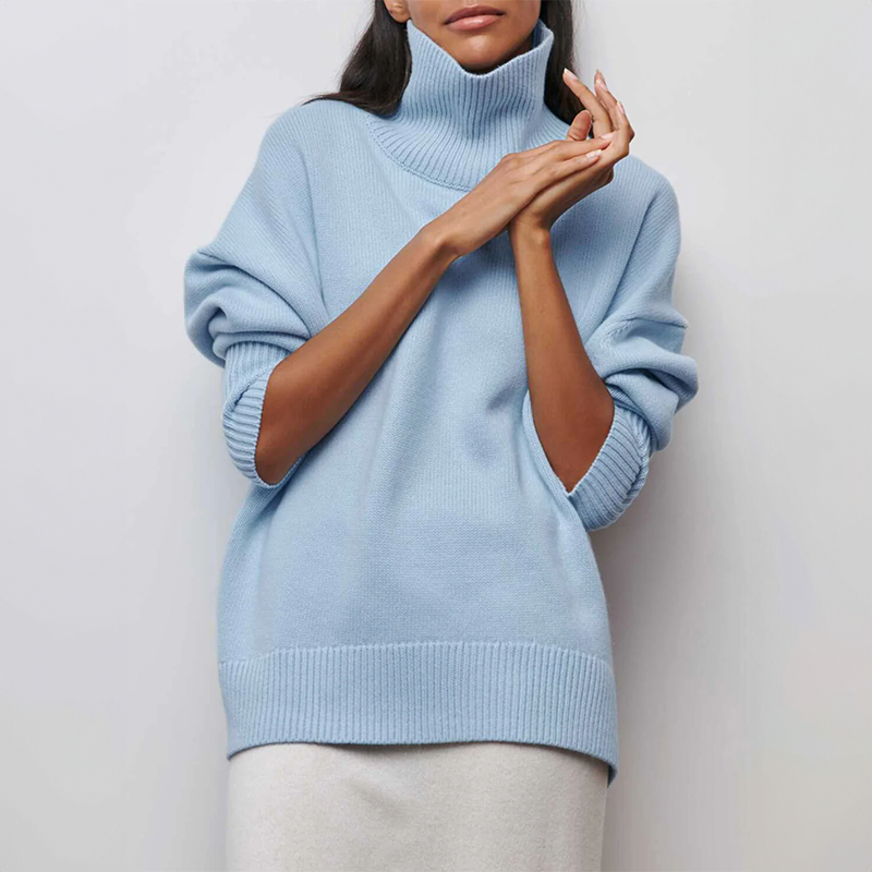 Amelie Knit Turtleneck Sweater