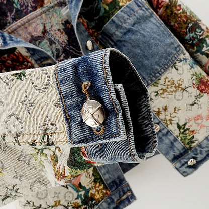 Lyon Blossom Denim Jacket