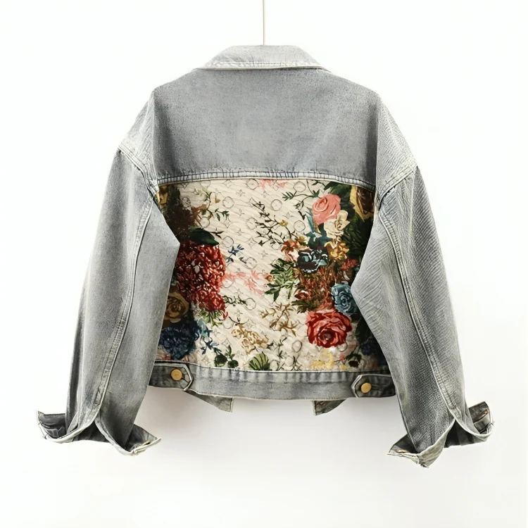 Lyon Blossom Denim Jacket