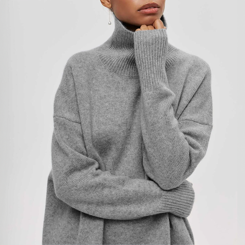 Amelie Knit Turtleneck Sweater