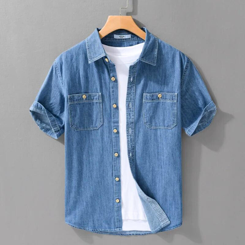 Bordeaux Denim Shirt