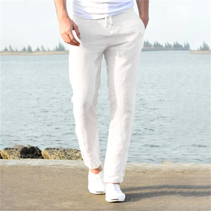 Coastal Breeze Linen Trousers